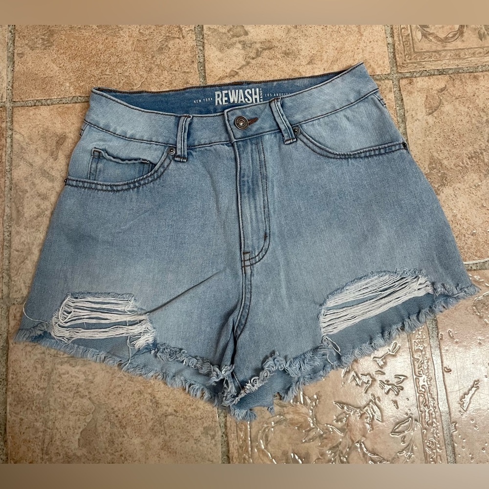 Rewash brand super high rise shorts